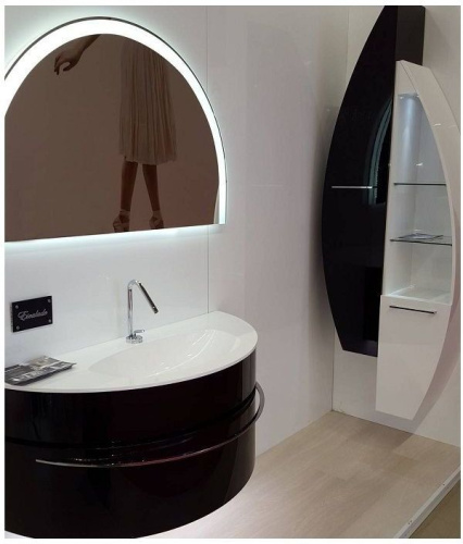 Шкаф-пенал De Aqua Эскалада 00167406 35х35х176 подвесной - фото 5