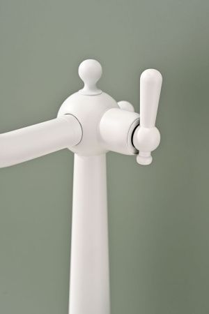 Смеситель для кухни Paulmark RETRO Re213226-WH на мойку белый