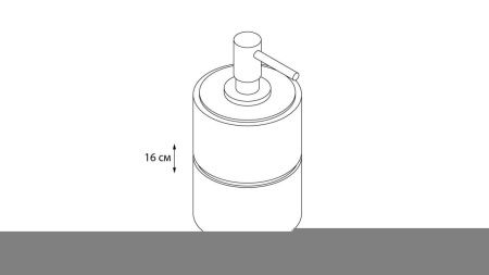 Диспенсер жидкого мыла Fixsen Nero FX-240-1