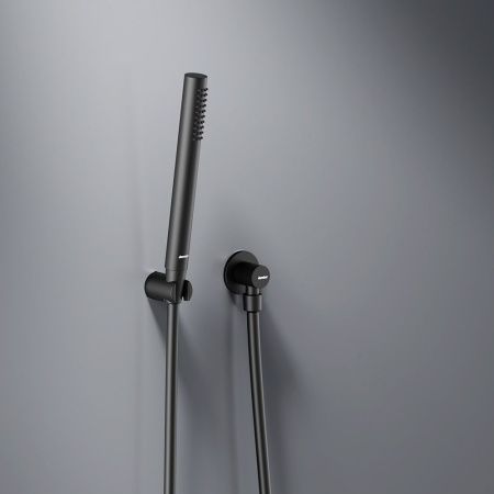 Душевая система Damixa Scandinavian Pure 936520300 встраиваемая в стену цвет черный