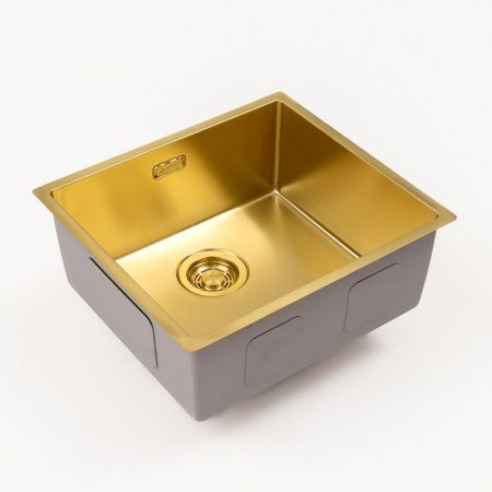 Кухонная мойка Grandex Aqua 5010861 50х45 цвет золото поверхность матовая
