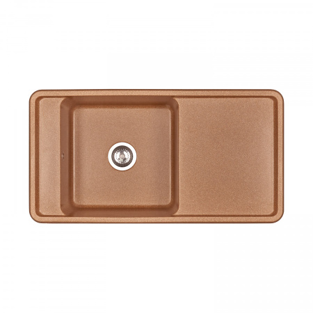 Кухонная мойка Aquaton Беллис 1A725132BS270 97х51 цвет коричневый