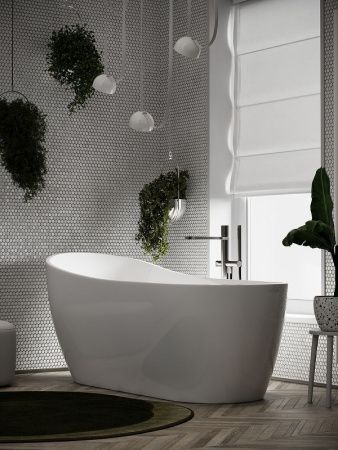 Ванна акриловая Sancos Perla FB06 170х70 отдельностоящая овальная с каркасом