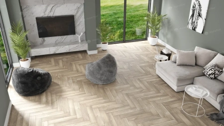 Кварцвиниловая плитка Alpine Floor Parquet LVT ECO-16-5 Дуб Натуральный Отбеленный толщина 0.25 см 43 класс 590х118