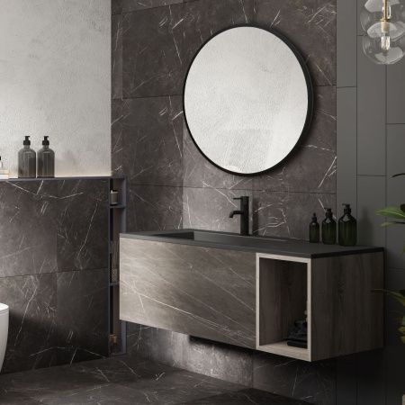 Зеркало Abber AG6201B 80х80