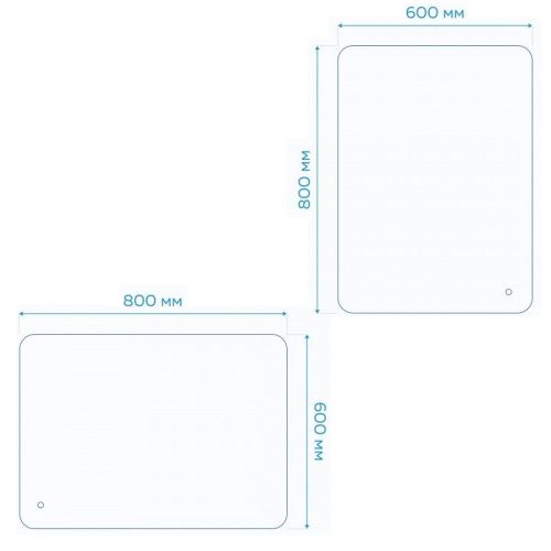 Зеркало с подсветкой Maretti FL146080P34EL 60х80 - фото 3