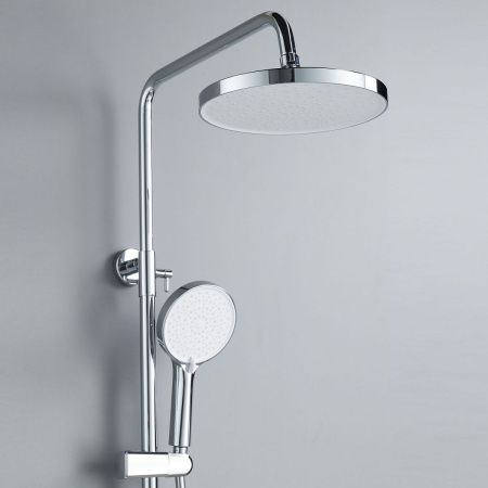Душевая стойка Shevanik S4336 настенная цвет хром