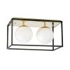 Светильник потолочный Lumina Deco Maldini (Малдини) LDC 8060-2 F.GD+BK