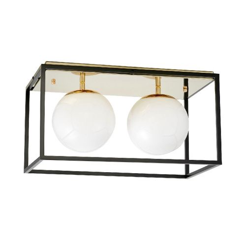 Светильник потолочный Lumina Deco Maldini (Малдини) LDC 8060-2 F.GD+BK - фото 2