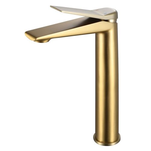 Смеситель для раковины Esko Shanghai Gold SHA25Gold на столешницу золото - фото 2