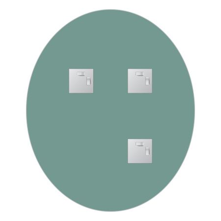 Зеркало Evoform Primary BY 0029 50х60 подвесное