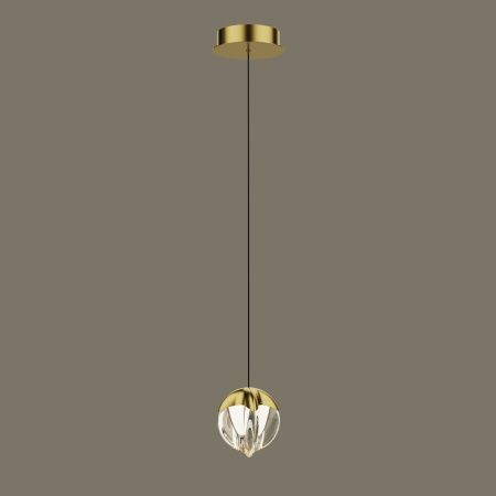 Светильник подвесной Delight Collection MD24001033-1A gold/clear