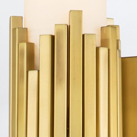 Светильник настенный Elstead Lighting Marvele (Марвеле) MARVELE-2WB-AB-OPAL