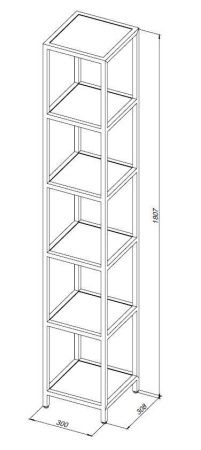 Стеллаж Allen Brau Liberty 1.33005.BB