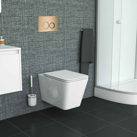 Инсталляция + кнопка смыва + унитаз Grossman Galaxy 97.4414S.01.310