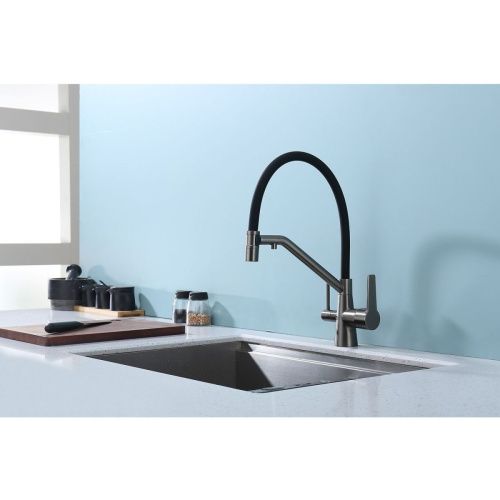 Смеситель для кухни Raglo R80 R80.62.09 на мойку графит - фото 3
