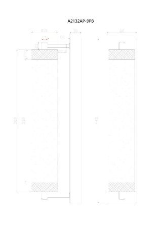 Светильник настенный Arte Lamp Galaxy (Галаксы) A2132AP-9PB