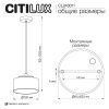Светильник подвесной Citilux Espace (Еспаце) CL243011