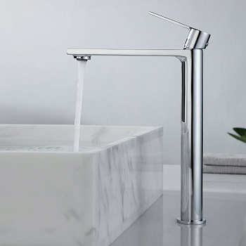 Смеситель Vincea Vogue VBF-1V2CH на столешницу хром без термостата