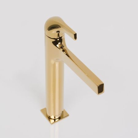 Смеситель Wasserkraft Sauer 7100 7103H на раковину золото