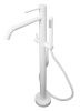 Смеситель для ванны и душа Paffoni Light LIG032BO напольный белый