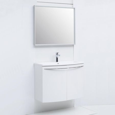 Зеркало с подсветкой De Aqua Алюминиум 00261695 80х80 подвесное