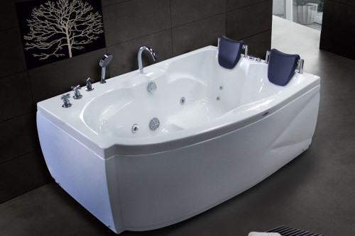 Ванна акриловая Royal Bath SHAKESPEARE RB652100K-R 170х110 пристенная асимметричная - фото 3