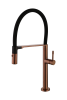 Смеситель для кухни Boheme Uno 114-BRB на мойку/столешницу бронза брашированная