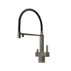 Смеситель для кухни Sancos Moro SC4006GG на мойку вороненая сталь/черный