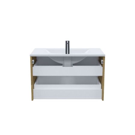 Тумба с раковиной Iddis Bild BIL80V0i95K 80х50 подвесная цвет коричневый