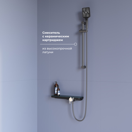 Душевой гарнитур RGW 69140541-11 настенный серый