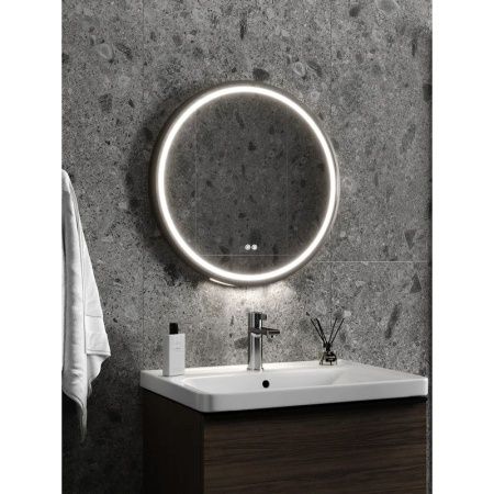 Зеркало с подсветкой и антизапотевателем Maretti Elena EA1460R03EL 60х60 подвесное