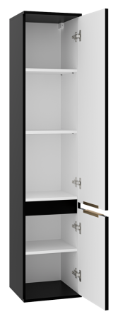 Шкаф-пенал Brevita Enfida ENF-05035-020P 40х170 подвесной цвет черный