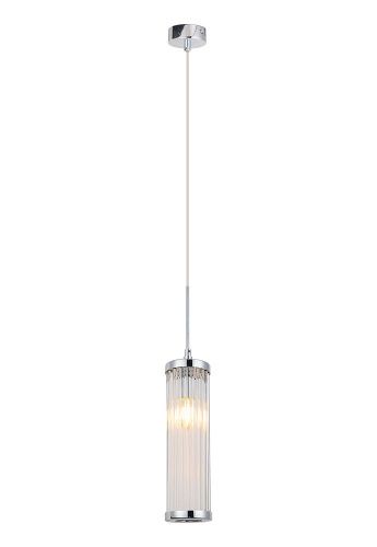 Светильник подвесной Crystal Lux Tadeo (Тадео) Tadeo SP1 D100 Chrome/Transparente - фото 2