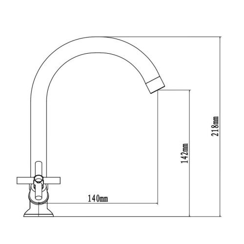 Смеситель Esko CN 26 на раковину хром - фото 3