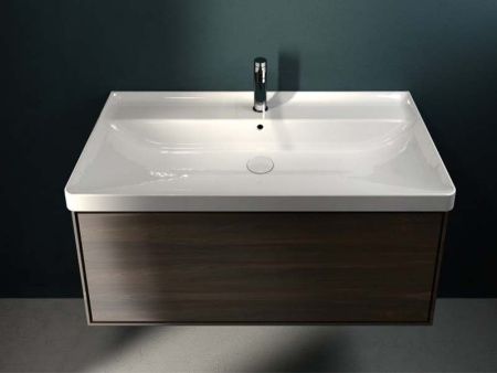 Раковина из сантехнического фаянса Hatria CANALGRANDE Y1EL01 100х50 подвесная цвет белый