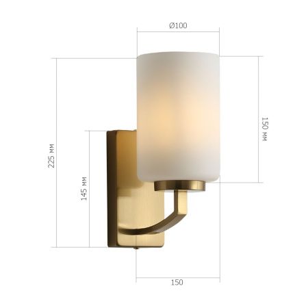 Бра ST Luce Опал SL1403.301.01