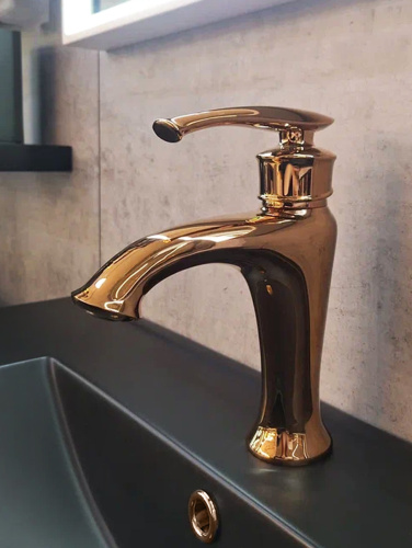 Смеситель для раковины AltroBagno Beatrice AltroBagnoBeatrice0115ROr на раковину розовое золото - фото 5