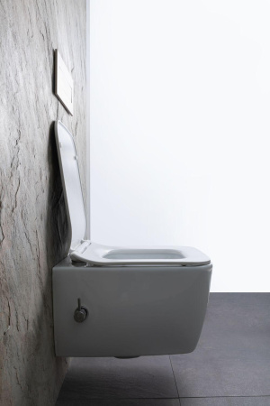 Чаша унитаза подвесная Allen Brau Liberty 4.33009.20 цвет белый без сиденья безободковая каскадный смыв