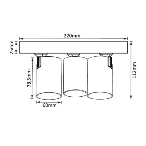 Спот Crystal Lux CLT 017 CLT 017W3 D230 WH - фото 2