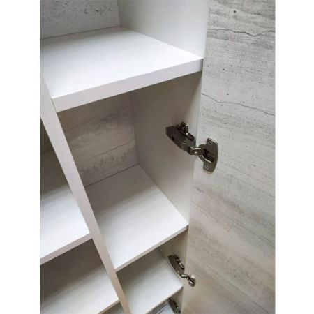 Шкаф-пенал Comforty Прага 00004136272CF 50х160 подвесной цвет серый