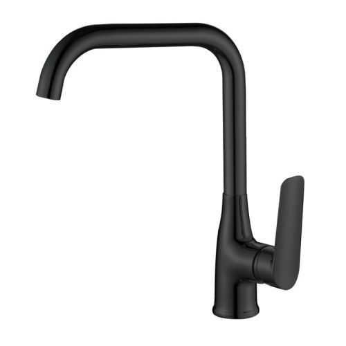 Смеситель для кухни Esko Lagos Black LG06B на мойку черный - фото 2