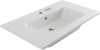 Раковина керамическая Allen Brau Fantasy 4.11012.20 82х47 полувстраиваемая цвет белый 1 отверстие под смеситель