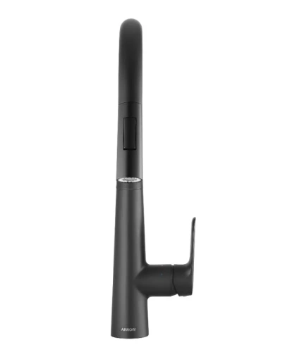 Смеситель для кухни Arrow AG4519MB на мойку черный - фото 3