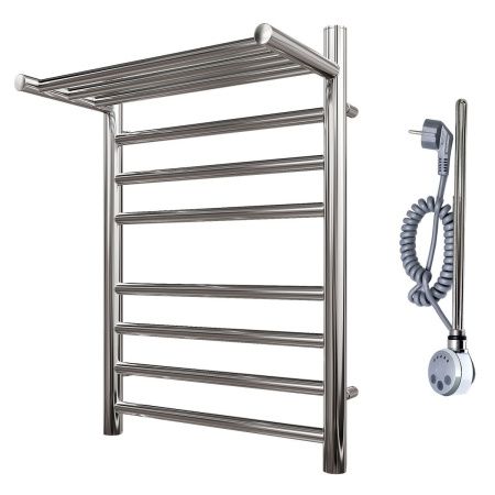 Полотенцесушитель электрический Point Аврора Премиум PN10146SPE 45х60 хром