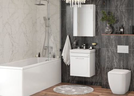 Зеркало-шкаф Onika Венеция 205014 50х70 подвесной цвет белый