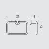 Полотенцедержатель Colombo Plus W4931.NM