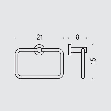 Полотенцедержатель Colombo Plus W4931.NM