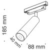 Трековый светодиодный светильник Maytoni Technical Focus LED TR019-2-7W4K-B
