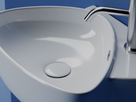 Раковина из сантехнического фарфора Ceramica Nova ELEMENT CN5049 50х40 подвесная цвет белый 1 отверстие под смеситель